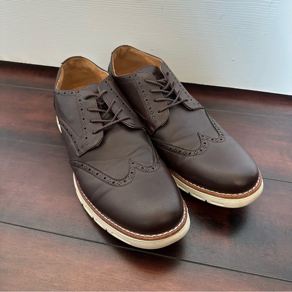 Size 13 Nautica Men's Brown Wingdeck Oxford Shoe Fashion Sneaker - Picture 5 of 12